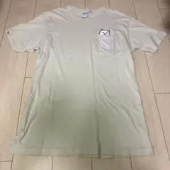 RIPNDIP クリーム色 ポケット付き Tシャツ
