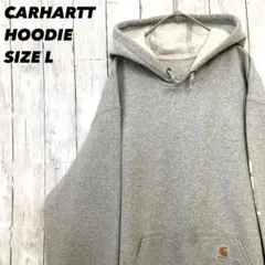 t*k様 カーハート 袖ロゴ プルオーバー パーカー グレー L スウェット 古