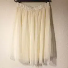 【送料無料】NATURAL BEAUTY BASIC チュールスカート