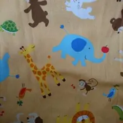 生地 50cm 動物 アニマル キリン ゾウ かめ とり 入園入学