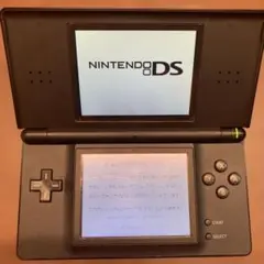 任天堂 DS Lite ブラック 本体　下画面不良