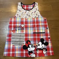 保育士エプロン　Disney ミッキー&ミニー