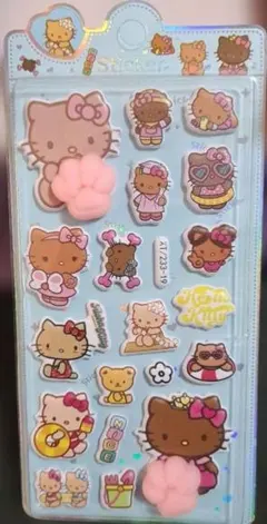 ☆3 ハローキティ 立体シールセット