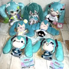 初音ミク　ぬいぐるみ　7点セット