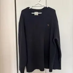 Abercrombie &Fitch ダークグレー クルーネックセーター