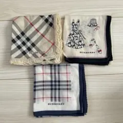 BURBERRY チェック柄ハンカチ 2枚セット