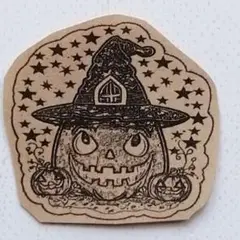 1263 ハロウィン かぼちゃ 家 はんこ パンプキン スタンプ ヴィンテージ