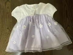 【新品未使用】デイジーチュールドッキングTシャツ　花柄　110