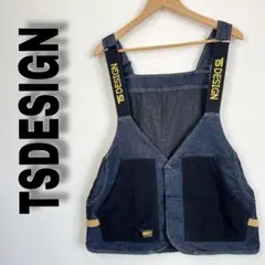 TS DESIGN デニムベスト キャンプベスト アウトドアベスト