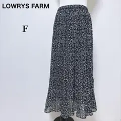 【ローリーズファーム】美品 リバティープリント プリーツ ロングスカート 総ゴム