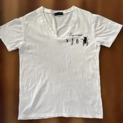 Dsquared² ホワイトVネックTシャツ Mサイズイタリア製