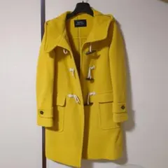 ダッフルコートイエロー