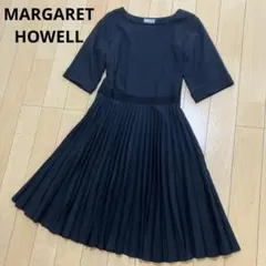 MARGARET HOWELL マーガレットハウエル ワンピース　ブラックのサムネイル