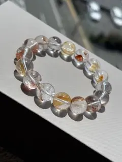大玉美艶デザイン♡桜瑪瑙&ローズクォーツ ブレスレット - メルカリ