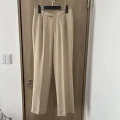 ベージュ ハイウエスト スラックス　 Lサイズ