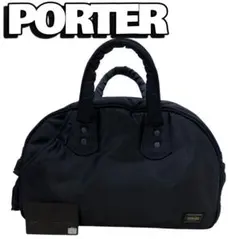 【HEAD PORTER 】タンカー ミニボストンバッグ 黒 廃盤 カード付