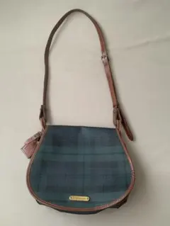 ラルフローレン　チェック　ショルダーバッグ　フラップ　美品