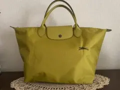 ロンシャン プリアージュ クラブ　A4 トートバッグ　Acid