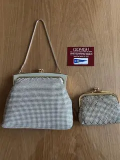 GLOMESH パーティーバッグセット ホワイト/ゴールド