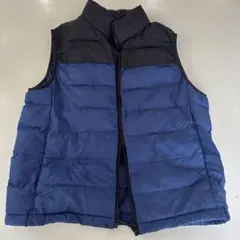 UNIQLO ダウンベスト 150 ネイビー/ブラック