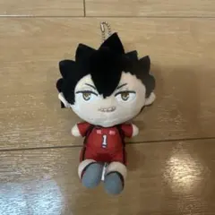 ハイキュー　フリューくじ　C賞ぬいもっちマスコット黒尾鉄朗　クロ