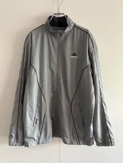 adidas CLIMAPROOF ナイロンジャケット グレー XL
