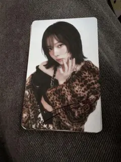 aespa WINTER サイン入りタレントカード