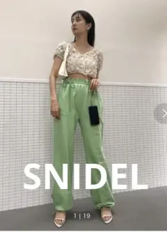 SNIDEL✨ダブルリボンスウェット