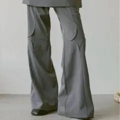 希少　Soerte Design tack wide flared pants