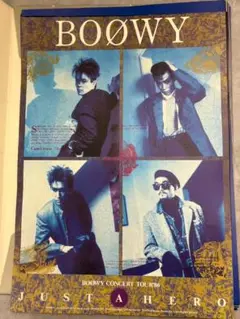 BOOWY ボーイ 大判 ポスター GIGS CASE OF BOOWY