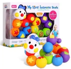 モンテッソーリ ソフトブロック My First Inchworm Beads