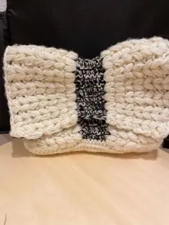 SHIPS ハンドメイド クラッチバッグ リボン型