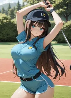 p-72[4K 高画質] A4 ポスター 美少女 美女 かわいい イラスト お尻