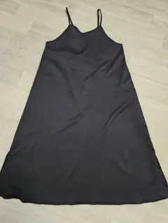 サテン　キャミワンピース