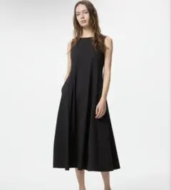 UNIQLO ウルトラストレッチ エアリズム ワンピース Sサイズ 黒