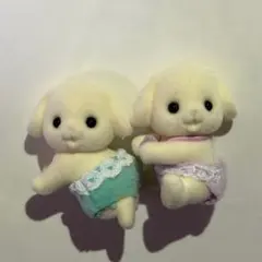 シルバニアファミリー　フローラうさぎのふたごちゃん 赤ちゃん