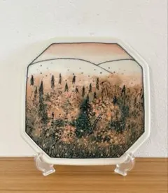 【別注品】FINNAIR ヘルヤ"AUTUMN RUSKA" 陶板画(プレート)