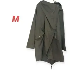 ジャンパー　マウンテンパーカー　ミリタリーコート　フーディー　カーキ　深緑