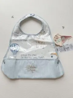 新品 ジェラートピケ お食事エプロン