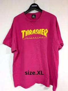 THRASHER MAGAZINE Tシャツ ピンク