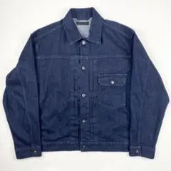 b1030✨美品✨【UNIQLO】1stモデル　ストレッチ　Gジャン　濃紺