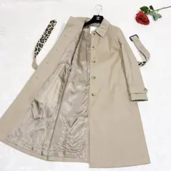 未使用✨　マッキントッシュ　現行タグ　トレンチコート　レオパード　最高級