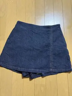 ZARA ダークブルー デニムミニスカート