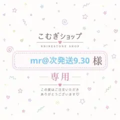 【専用ページ】mr@次発送9.30様