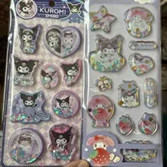 Kuromi ウォーターシールセット 2枚入り