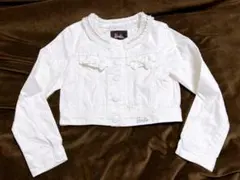 Barbie バービー ホワイト デニム ジャケット 140