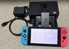 Nintendo Switch無印 本体 青/赤 箱無MicroSD256G付