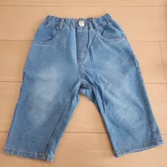 moujonjon デニム ハーフパンツ