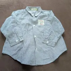 bebe チェック柄 長袖シャツ 95cm