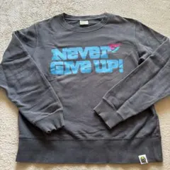 ランドリー　NEVER GIVE UP! グレー スウェット Sのサムネイル